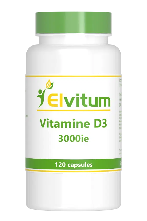 Vitamine D3 3000IE/75mcg 120 capsules Elvitaal/elvitum
