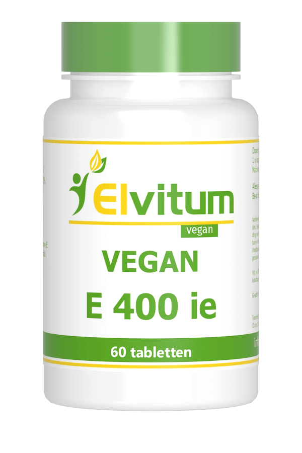 Vitamine E 400 vegan 60 tabletten Elvitaal/elvitum