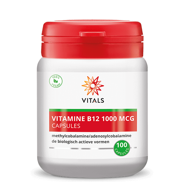 Vitamine B12 1000 mcg 100 capsules Vitals