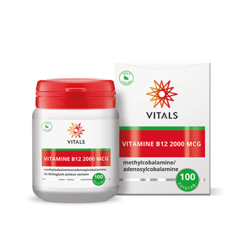 Vitamine B12 2000 mcg 100zt Vitals