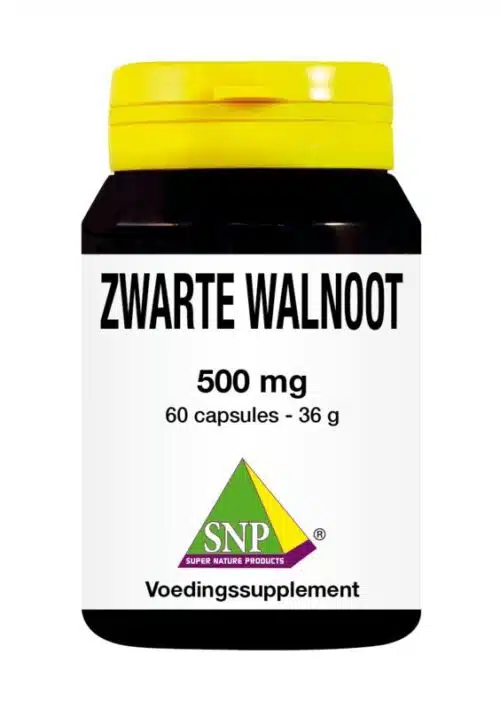 Zwarte walnoot 500 mg 60CAPS SNP