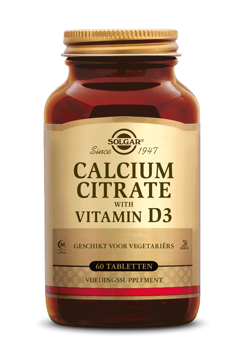 Calcium Citrate with Vitamin D-3 60 tabletten Solgar
