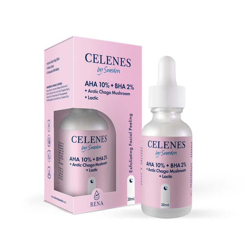 Facial peeling AHA 8% + BHA 2% + lactic + arctc ch 30 ml Celenes