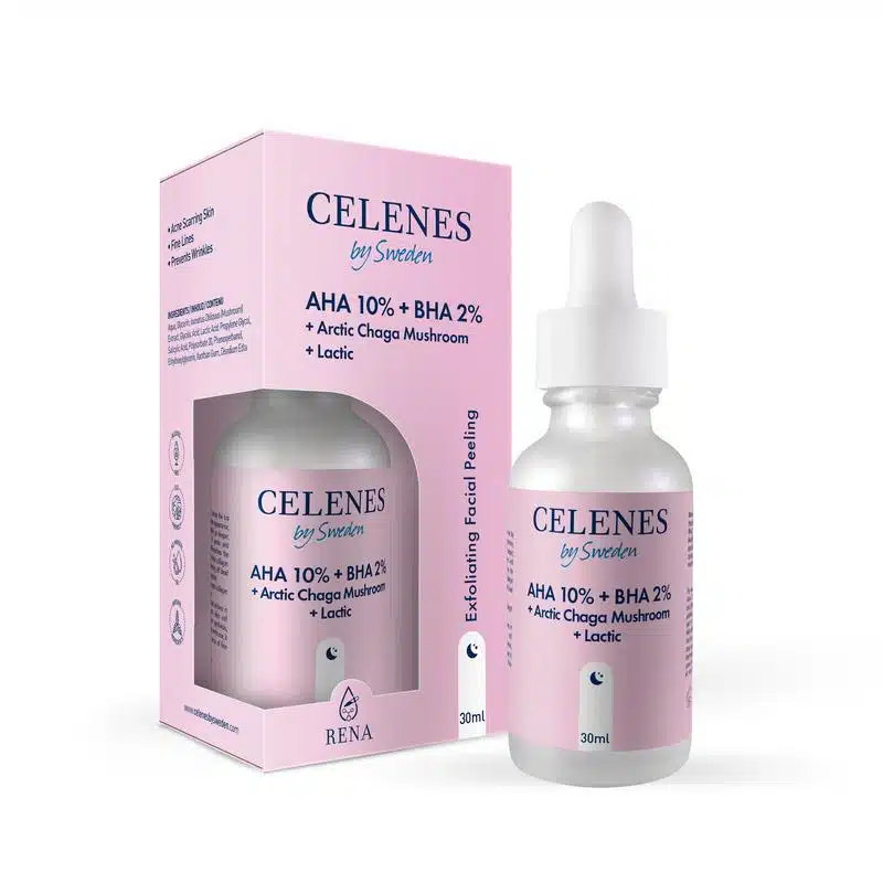 Facial peeling AHA 8% + BHA 2% + lactic + arctc ch 30 ml Celenes