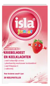 Isla Junior keelpastilles aardbei 20 tabletten