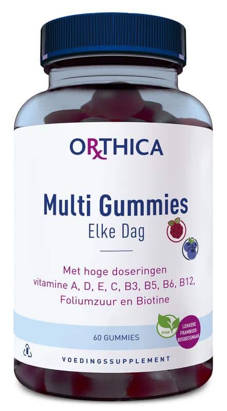 Multi gummies elke dag 60 stuks Orthica