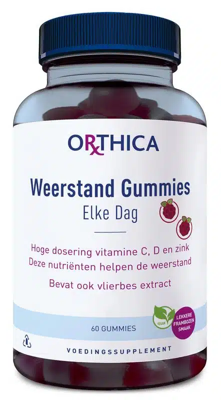 Weerstand gummies elke dag 60 stuks Orthica
