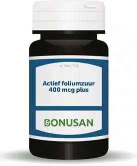 Actief foliumzuur 400 complex 90 tabletten Bonusan