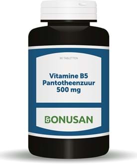 Vitamine B5 500 pantotheenzuur 90 Capsules Bonusan