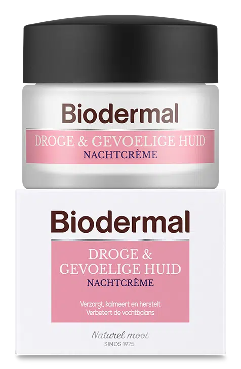 Nachtcreme droge en gevoelige huid 50 ml Biodermal