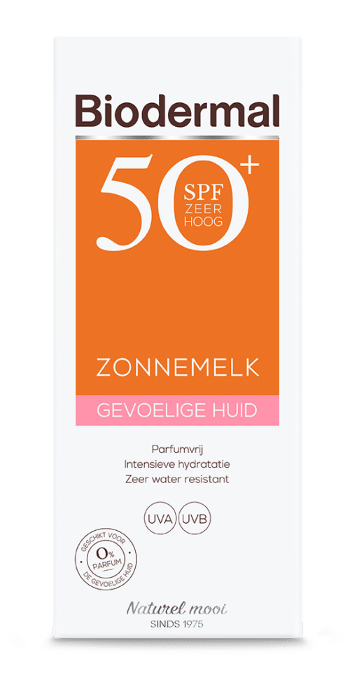 Zonnemelk SPF50+ gevoelige huid 200 ml Biodermal