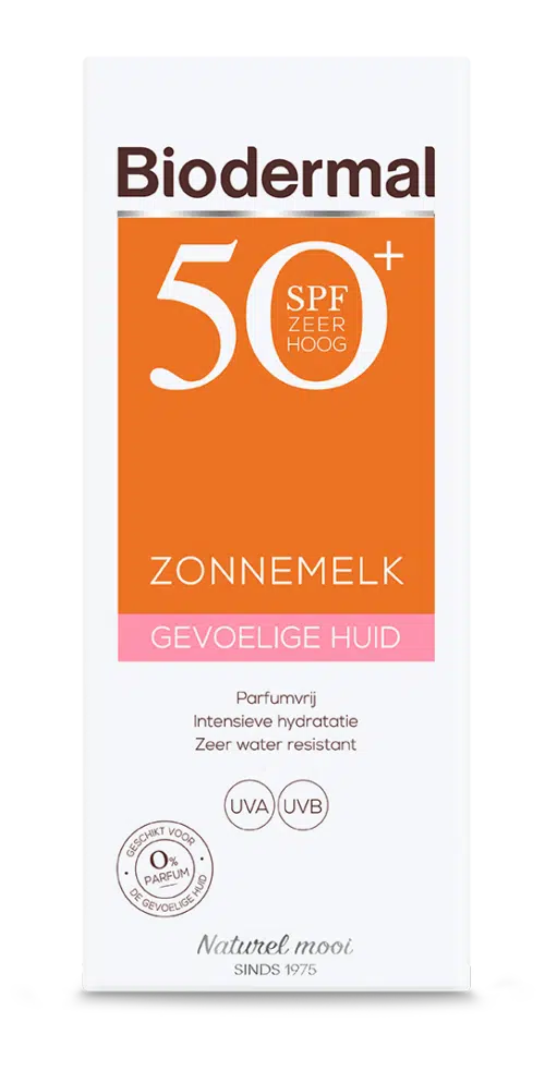 Zonnemelk SPF50+ gevoelige huid 200 ml Biodermal