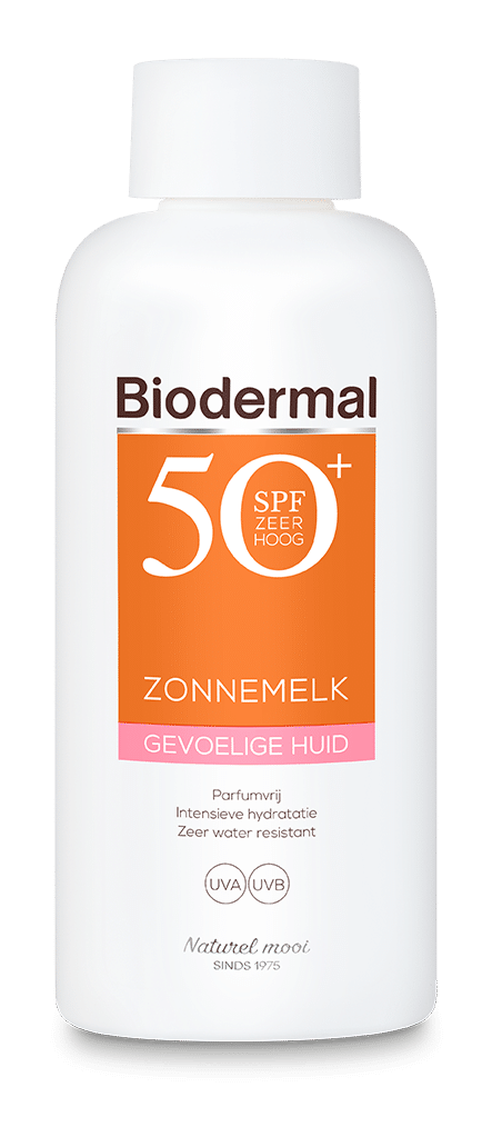 Zonnemelk SPF50+ gevoelige huid 200 ml Biodermal