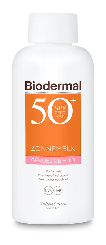 Zonnemelk SPF50+ gevoelige huid 200 ml Biodermal