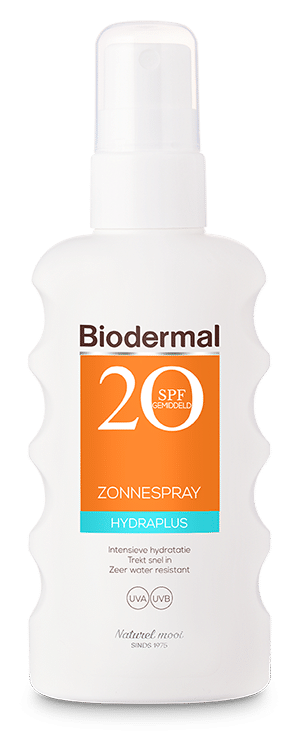 Zonnespray hydraplus SPF20 175 ml Biodermal
