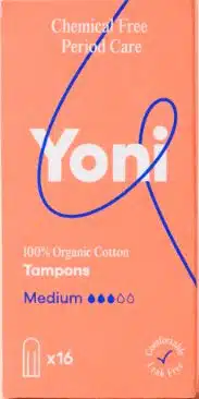 Tampons MEDIUM 16 stuks Yoni