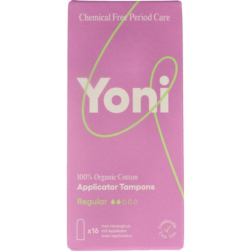 Tampons NORMAAL met applicator 16 stuks Yoni