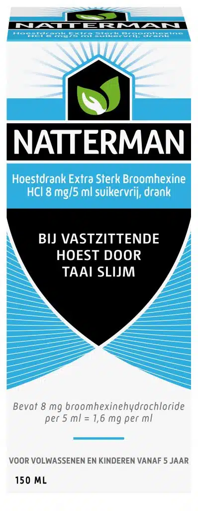 Broomhexine forte HCl 8mg/5ml 150 ml Natterman