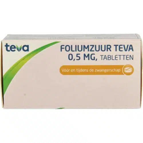 Foliumzuur 0.5 mg 90 tabletten Teva
