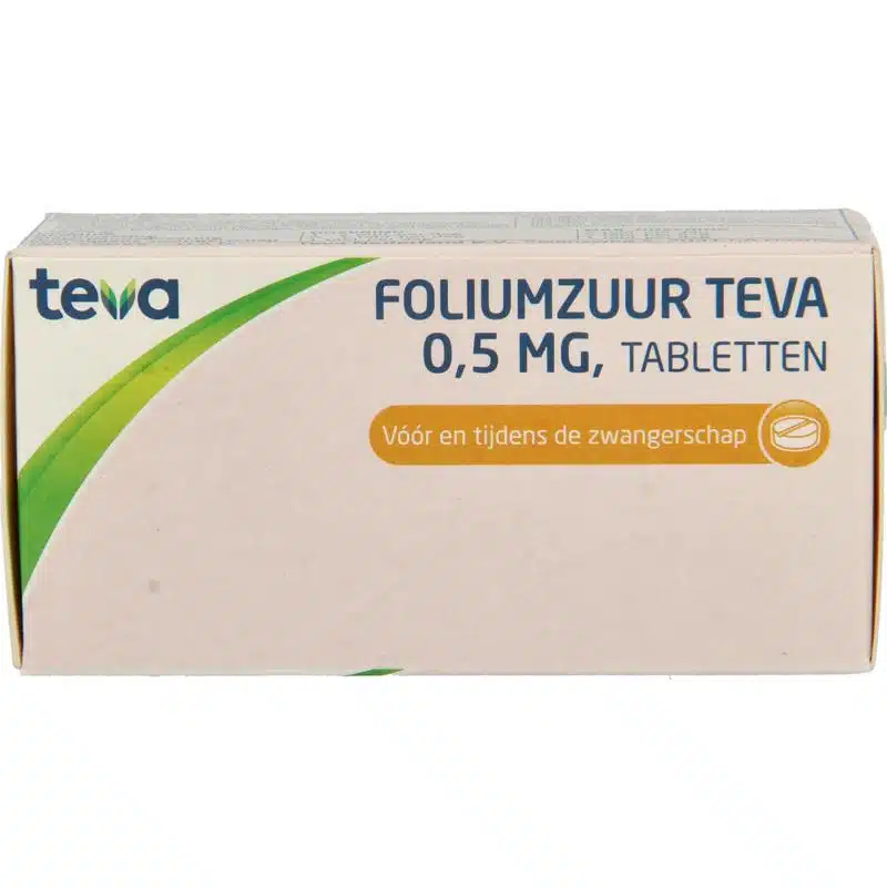 Foliumzuur 0.5 mg 90 tabletten Teva