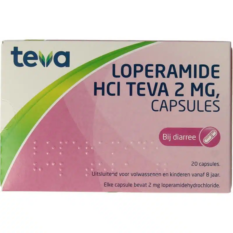 Loperamide 121CL 2 mg 20 capsules Teva