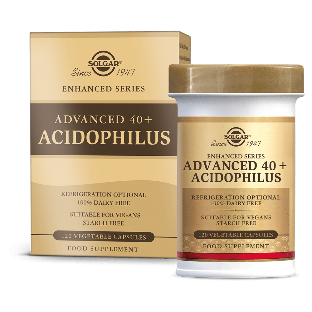 Advanced 40+ Acidophilus 120 plantaardige capsules Solgar