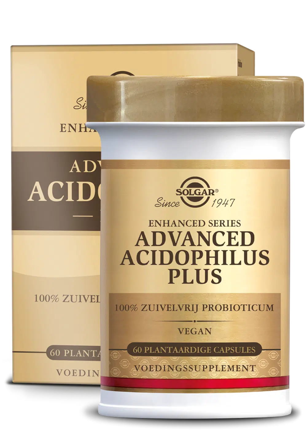 Advanced Acidophilus Plus 60 plantaardige capsules Solgar
