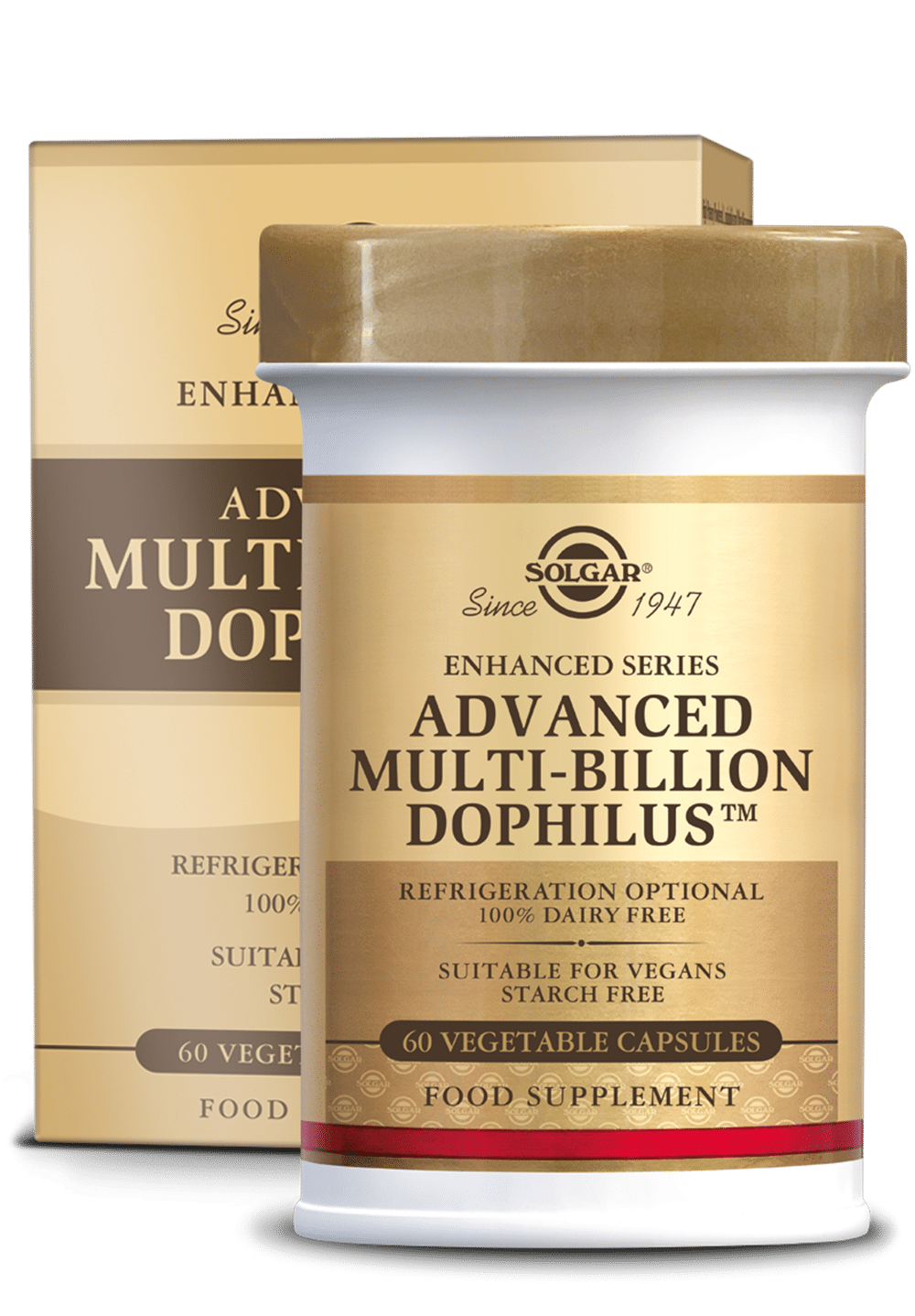 Advanced Multi-Billion Dophilus 60 plantaardige capsules Solgar