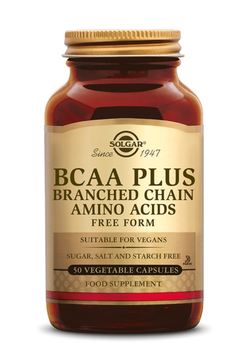 BCAA Plus 50 plantaardige capsules Solgar