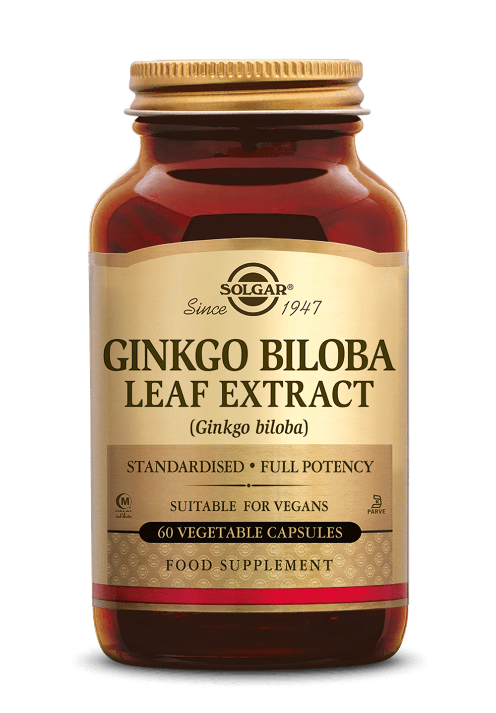 Ginkgo biloba leaf extract 60 capsules Solgar