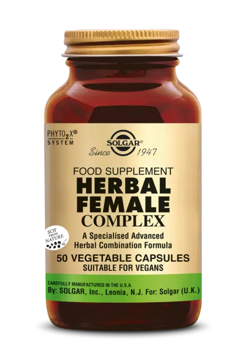 Herbal Female Complex 50 plantaardige capsules Solgar