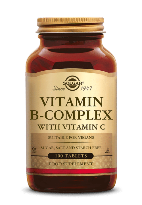 Vitamin B-complex with Vitamin C 100 tabletten Solgar