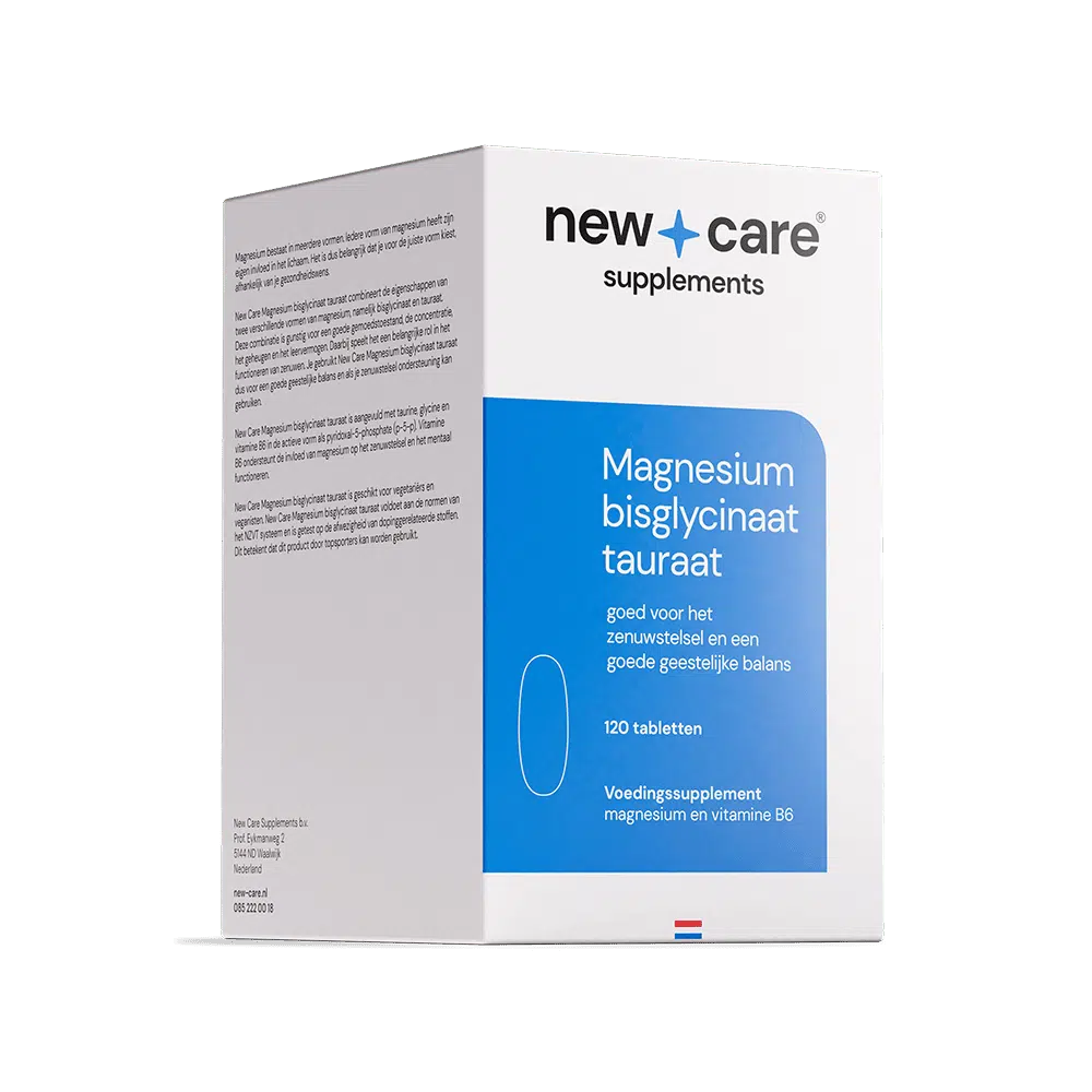 Magnesium bisglycinaat tauraat 120 capsules New Care