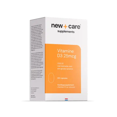 Vitamine D3 25mcg 100 capsules New Care