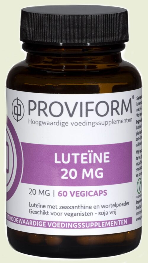 Luteine 20 mg & zeaxanthine 60 vegicapsules Proviform