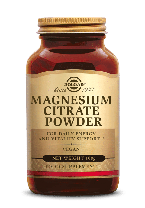 Magnesium Citrate poeder 108 gram Solgar