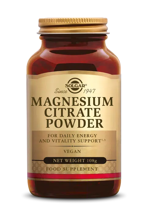 Magnesium Citrate poeder 108 gram Solgar