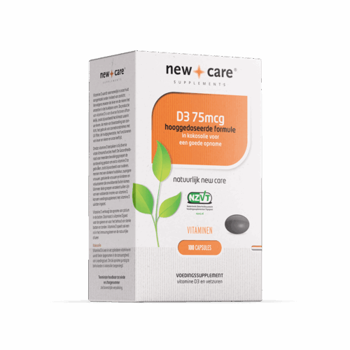 D3 75mcg 100 capsules New Care