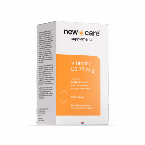 D3 75mcg 100 capsules New Care