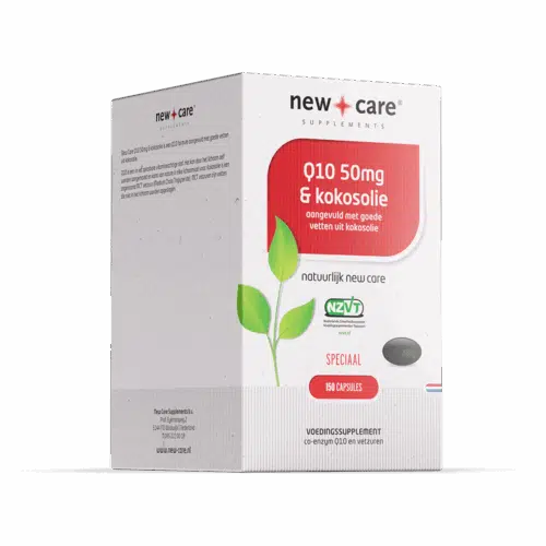 Q10 50mg & kokosolie 150 capsules New Care