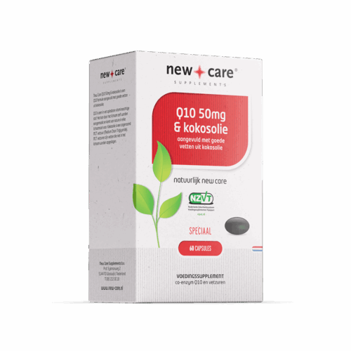 Q10 50mg & kokosolie 60 capsules New Care