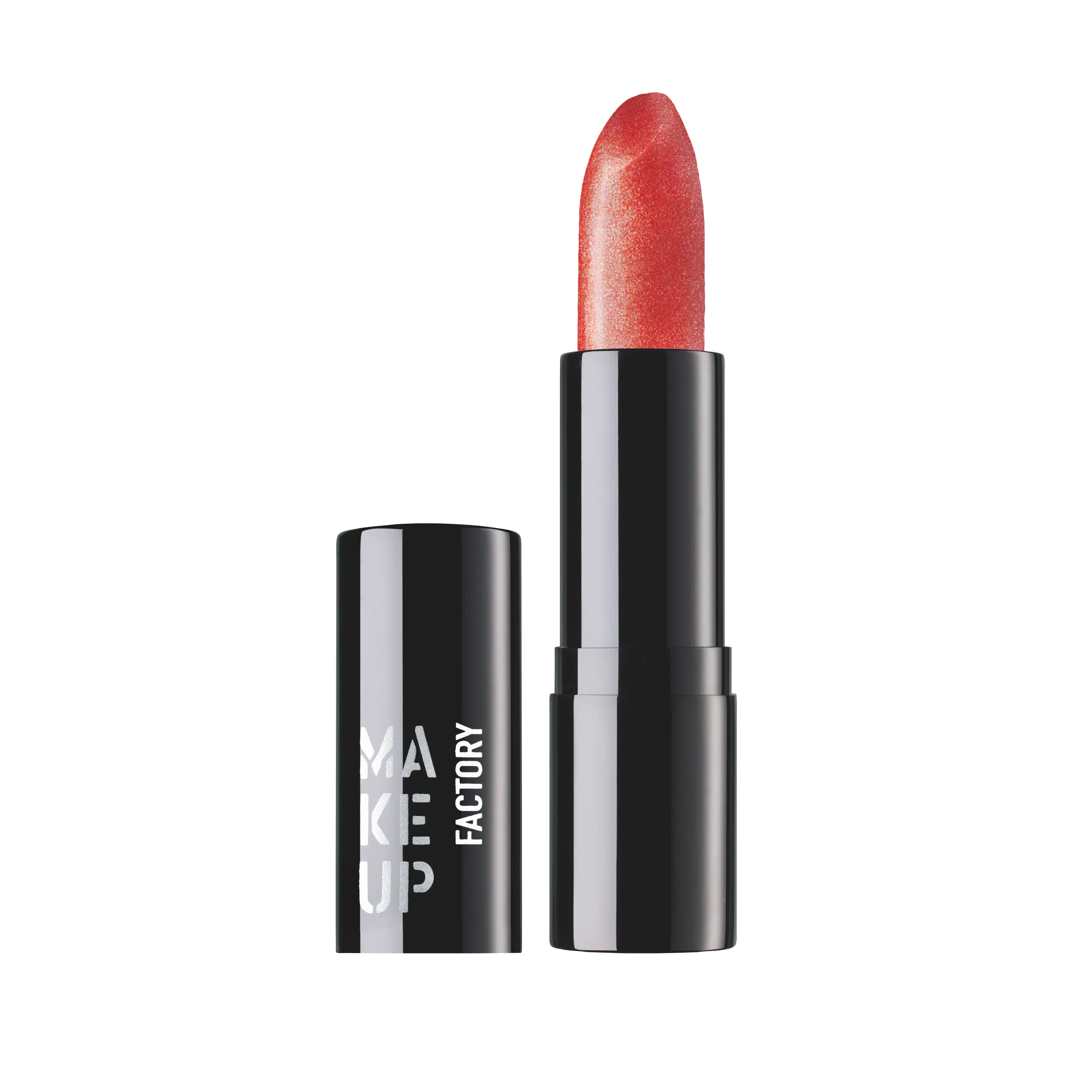 Shimmer Lip Stick 39 Charming Red 4 g Make up Factory
