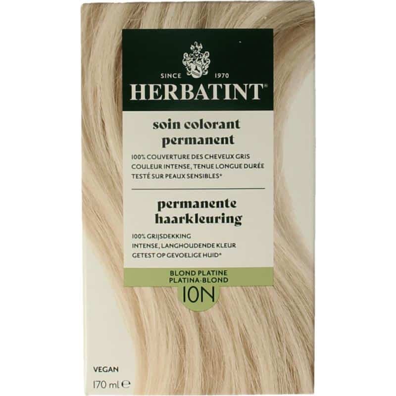 Herbatint 10 N Platina blond haarverf 170 ml