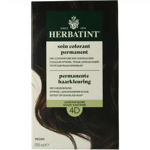Herbatint 4D goud kastanje haarverf 170 ml