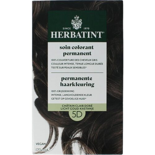 Herbatint 5D licht goud kastanje haarverf 170 ml