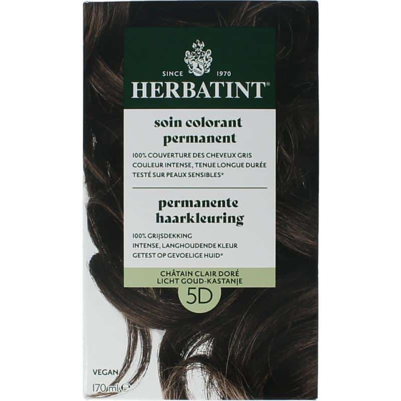 Herbatint 5D licht goud kastanje haarverf 170 ml