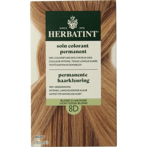 Herbatint 8D licht goud blond haarverf 170 ml