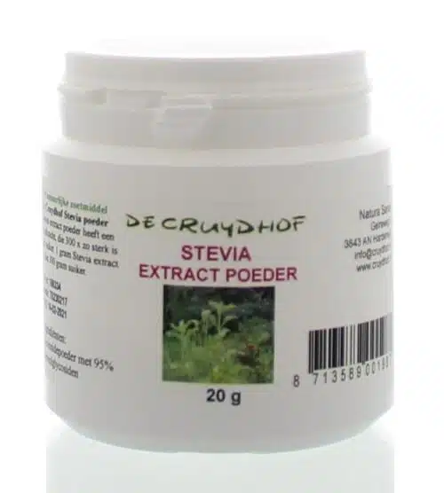 Stevia Extract poeder 20 gram Cruydhof