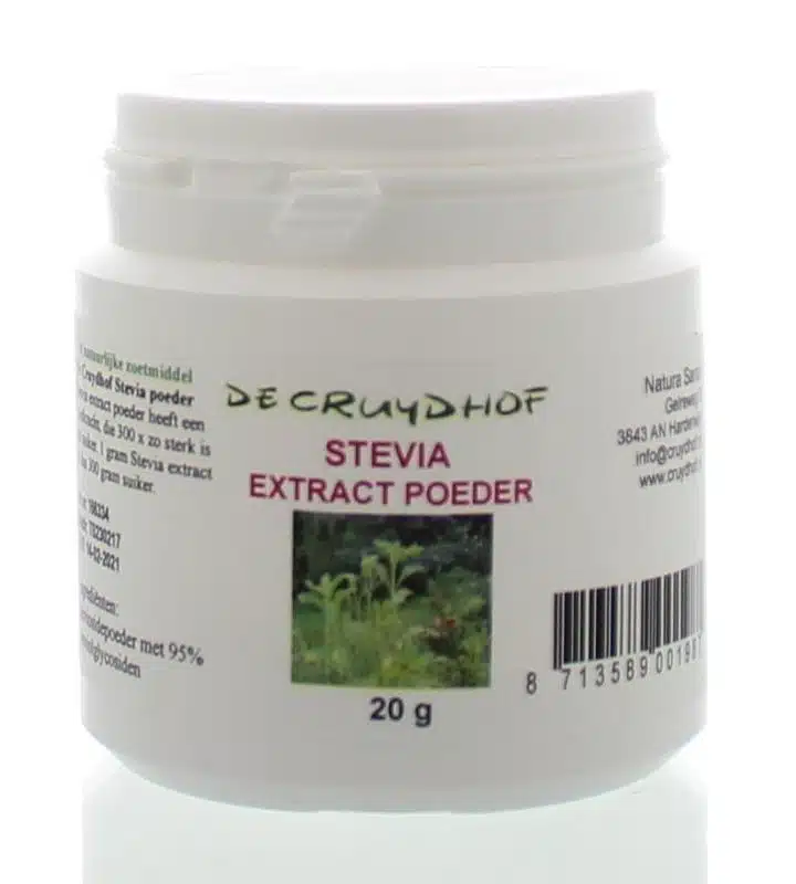 Stevia Extract poeder 20 gram Cruydhof