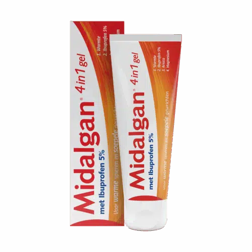 Midalgan 4 in 1 gel + 5% ibuprofen 100 gram